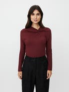 Masai Copenhagen Mabelvina Asymmetric Twist Neck Top