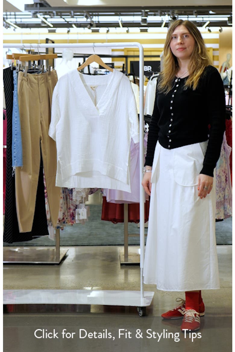 Dune Organic Cotton Gauze Popover Top video