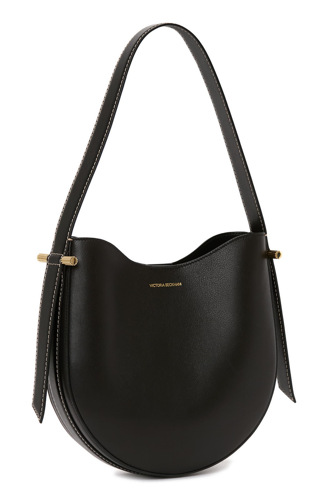 Victoria Beckham Medium Dia Leather Hobo Bag, Alternate, color, 
