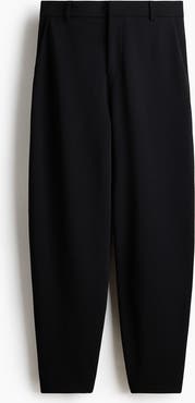 H&M Jersey Barrel-leg Trousers