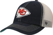'47 Men's '47 Black/Natural Kansas City Chiefs Trawler Trucker Clean Up Snapback Hat