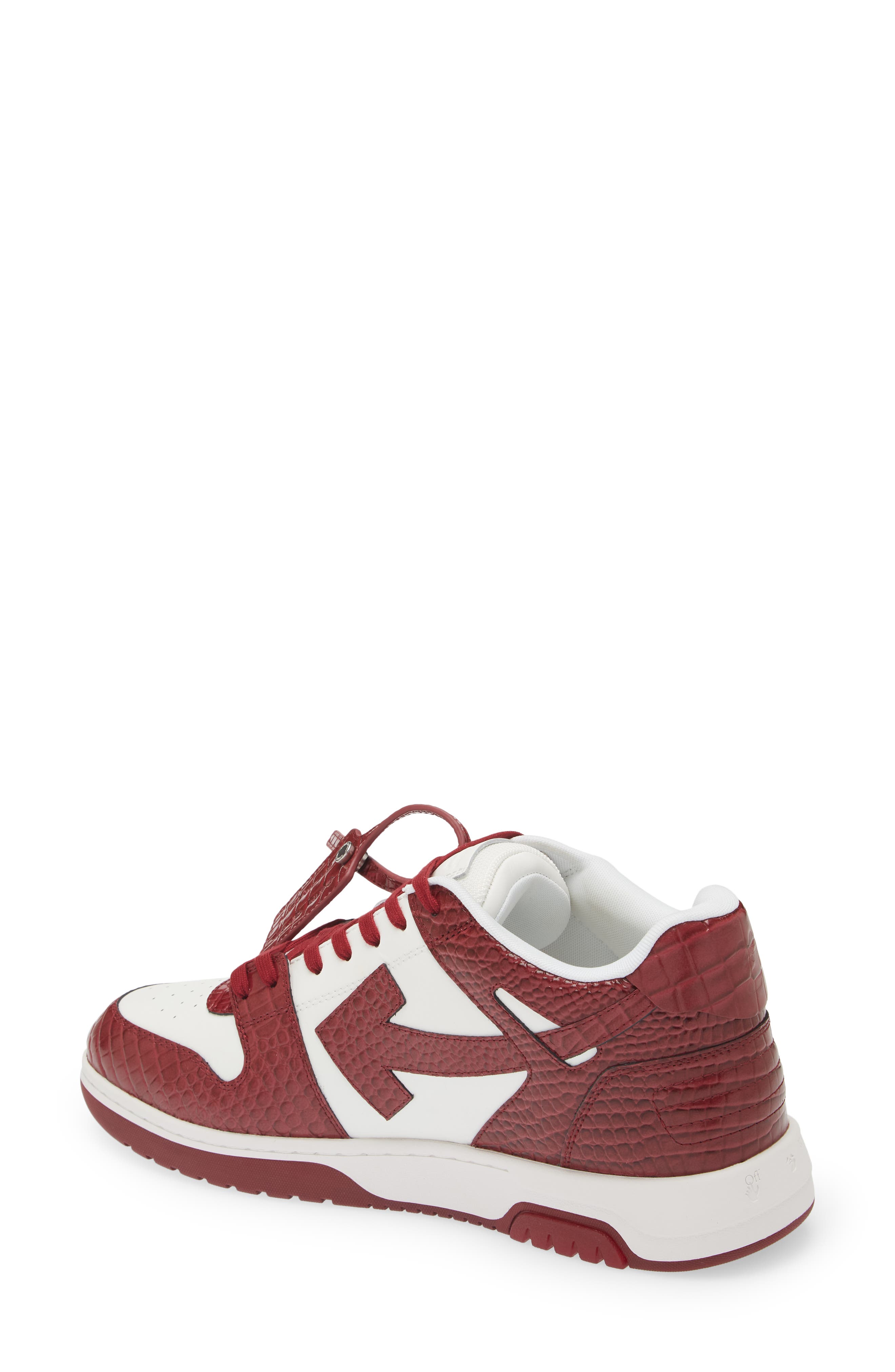 Off-White Out of Office Croc Embossed Sneaker, Alternate, color, 