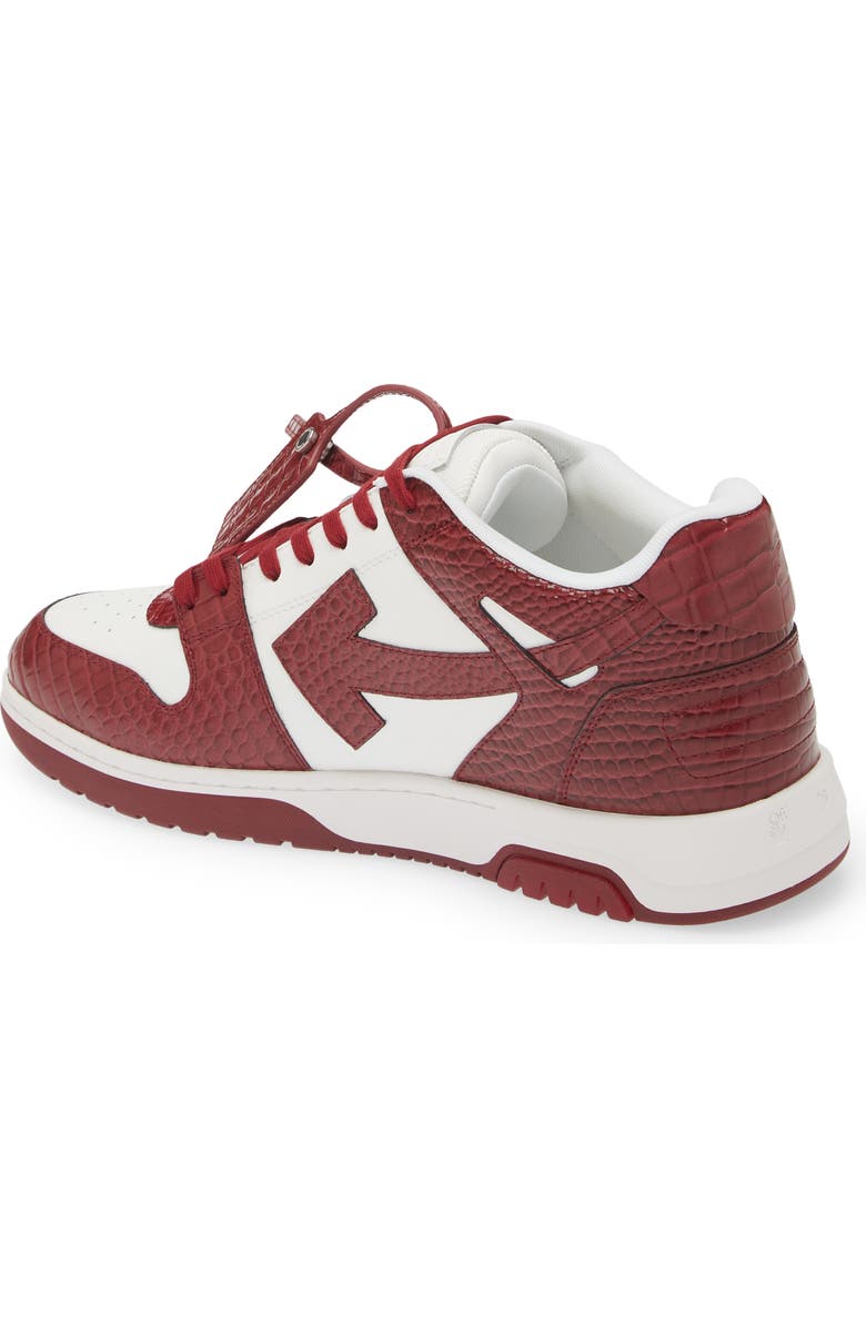 Off-White Out of Office Croc Embossed Sneaker, Alternate, color,