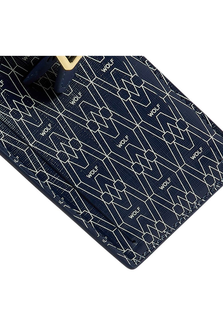 Signature Luggage Tag, Alternate, color, Blue