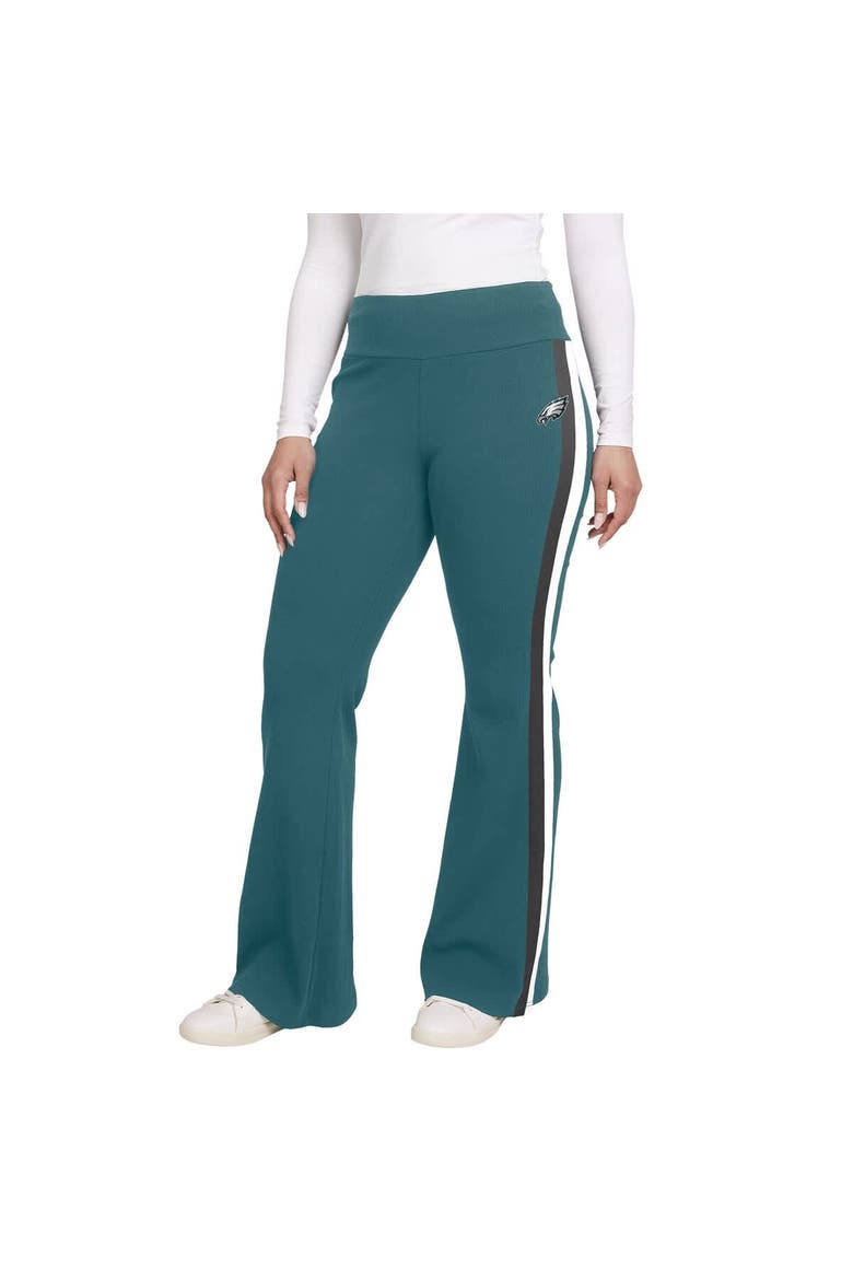 Women's WEAR by Erin Andrews Midnight Green Philadelphia Eagles Yoga Pants, Alternate, color, Green
