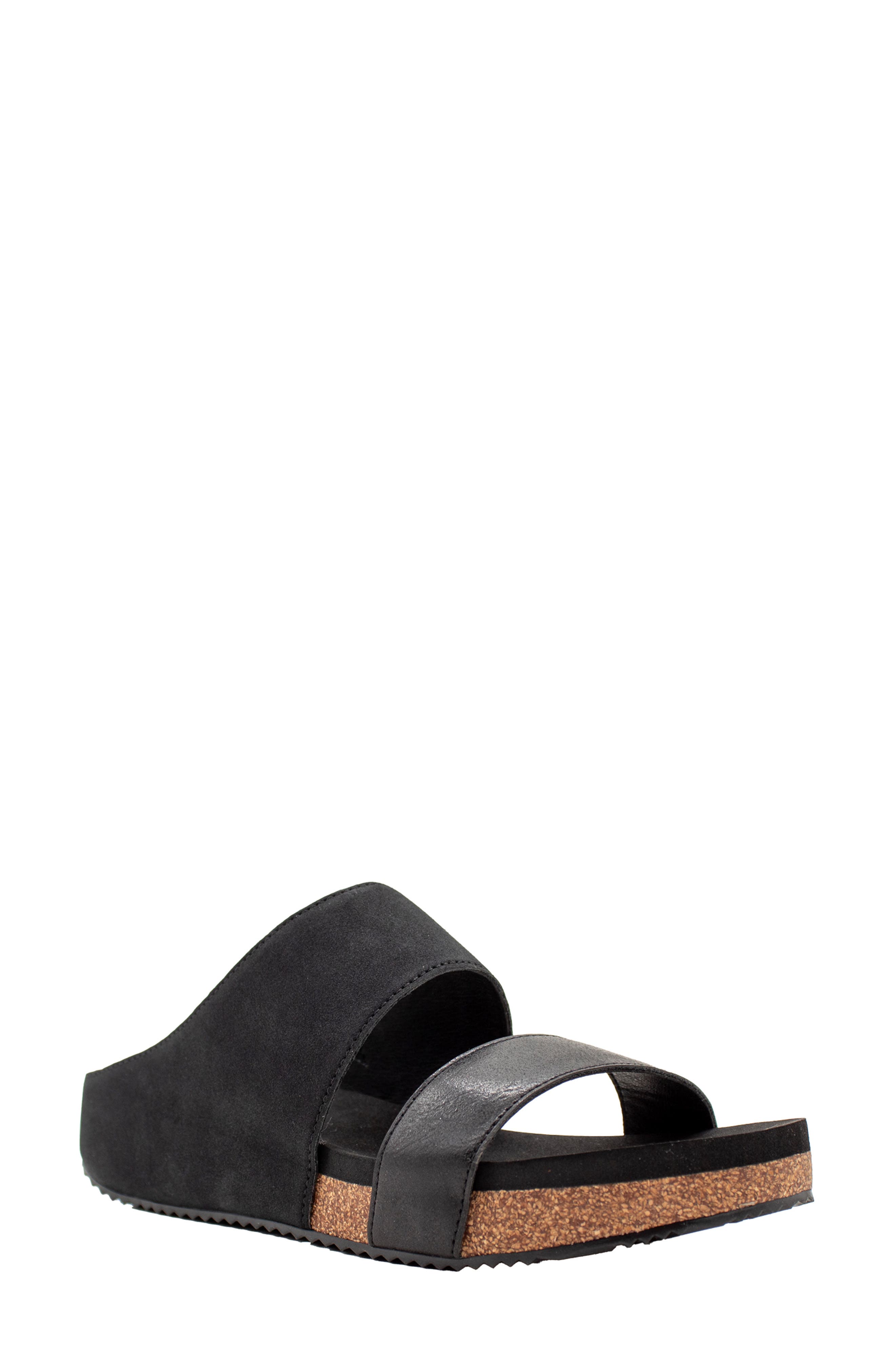 Volatile Campfire Two-Strap Sandal, Main, color, Black
