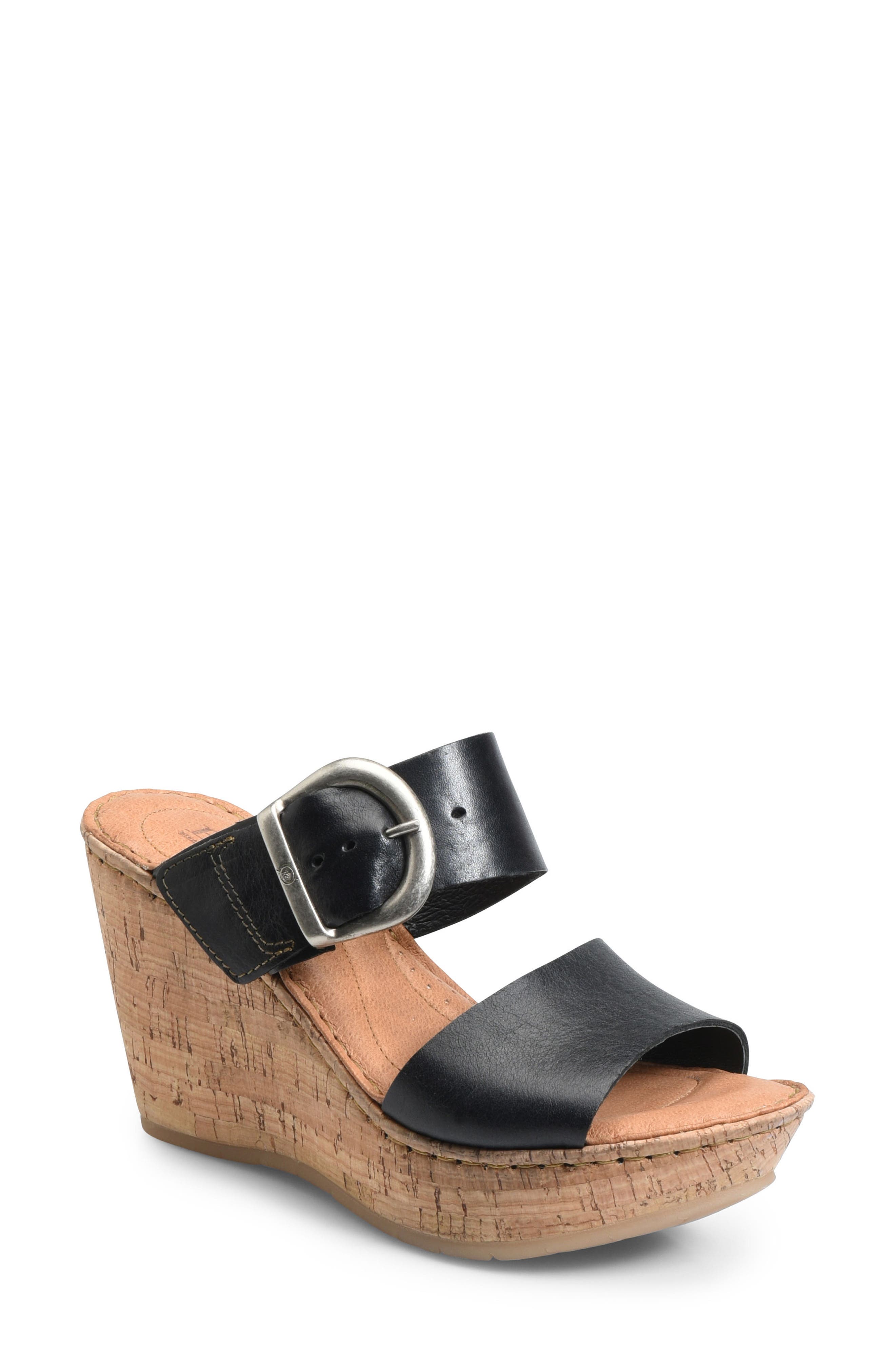 Børn Emmy Wedge Sandal, Main, color, 