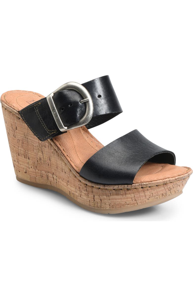 Børn Emmy Wedge Sandal, Main, color,