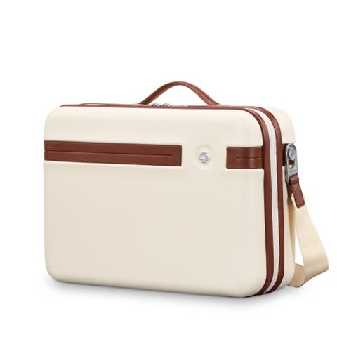 Virtuosa Hardside Train Case - Crossbody Travel Makeup Case with Removable Strap