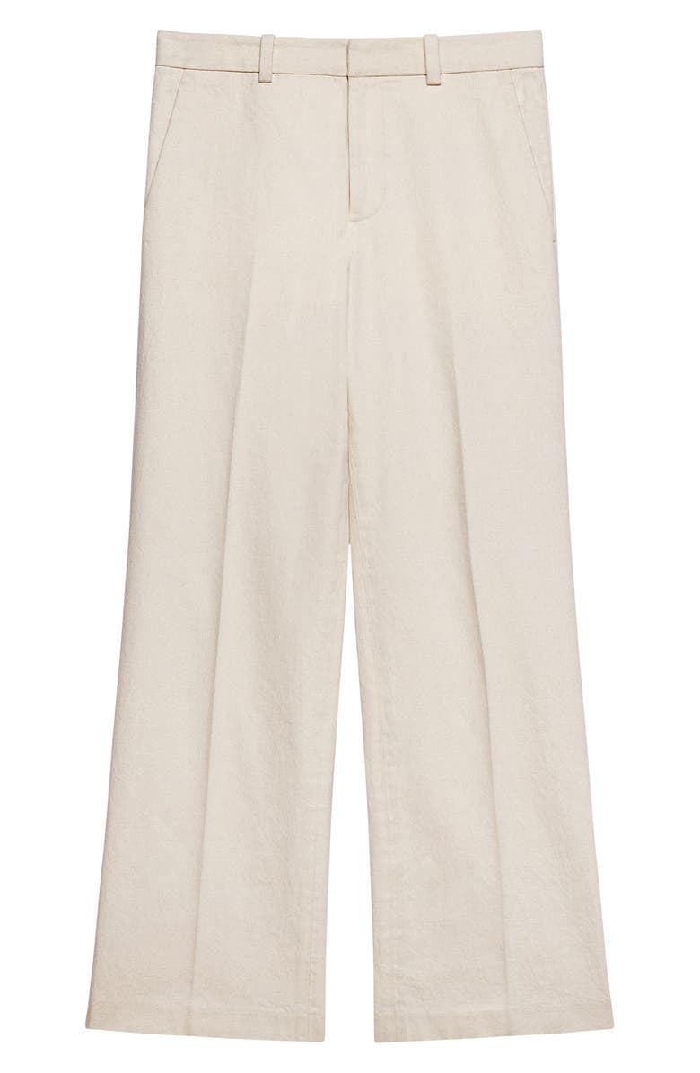 Helmut Lang Organic Cotton Straight Leg Pants, Alternate, color, Ecru - E0v