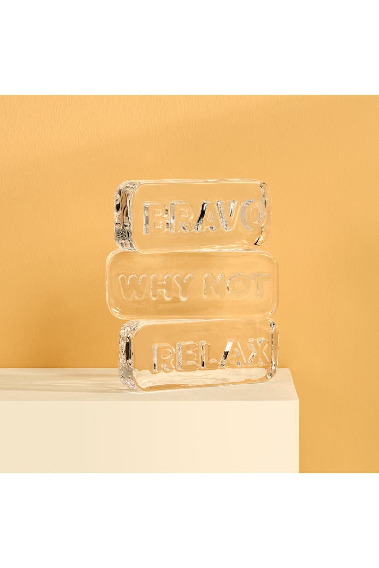 Paroles Paroles BFF Paperweight, Alternate, color, Clear