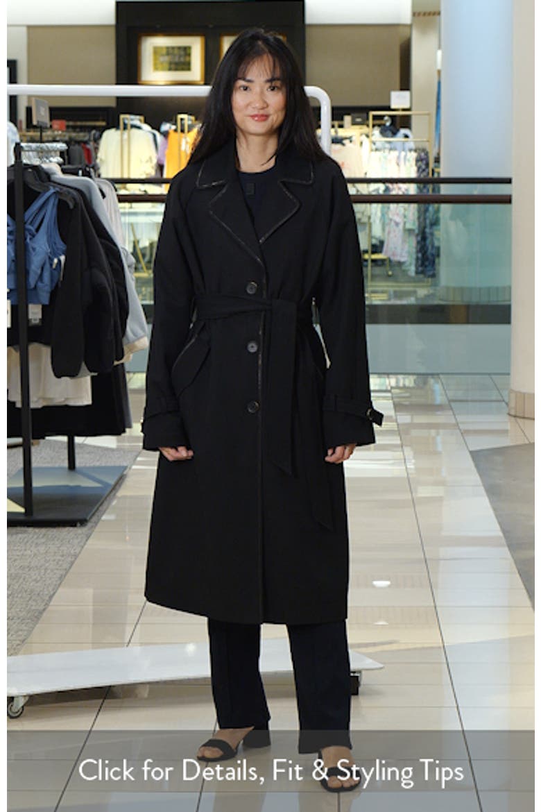 Stretch Gabardine Trench Coat video