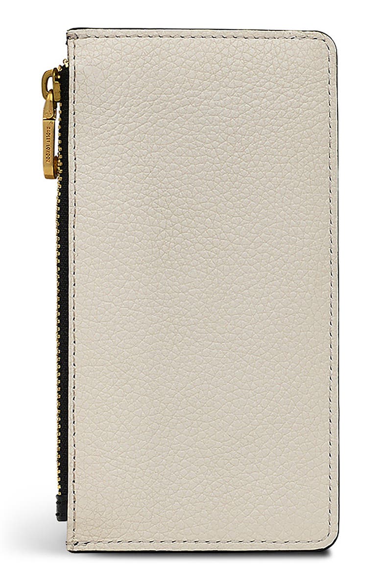 Radley Bishops Lane Leather Zip Wallet, Alternate, color, Black