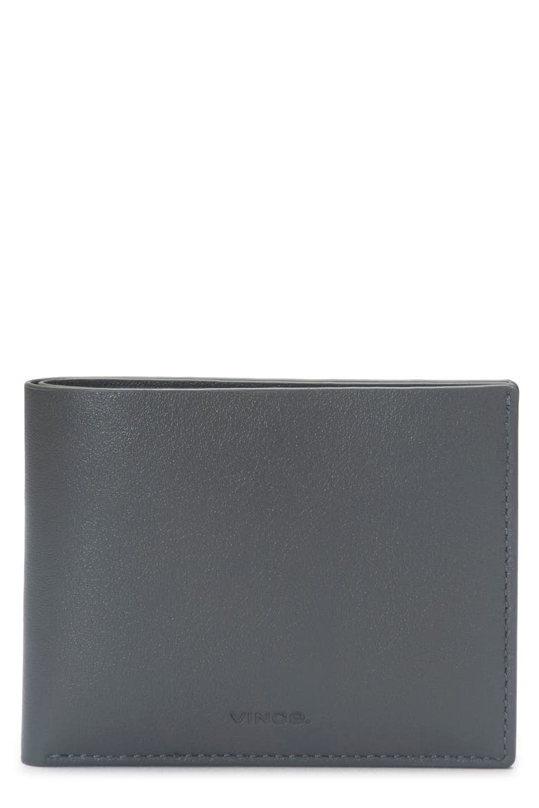 Nappa Leather Bifold Wallet, Main, color, FUMO