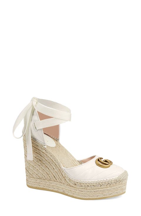 Palmyra Ankle Tie Espadrille Wedge (Women)