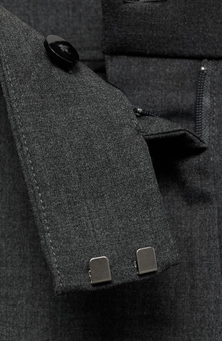 MANGO Straight Leg Suit Pants, Alternate, color, Grey