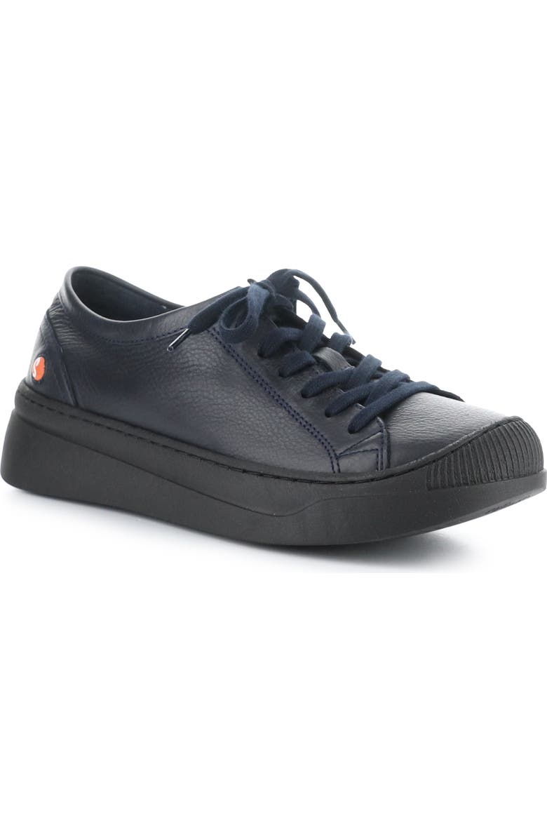 Softinos by Fly London Apur Platform Sneaker, Main, color, Navy Smooth Leather