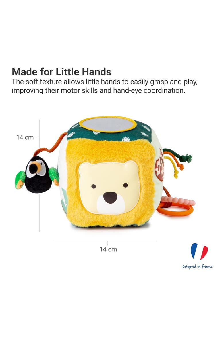 Jungle Soft Activity Cube, Alternate, color, MULTI