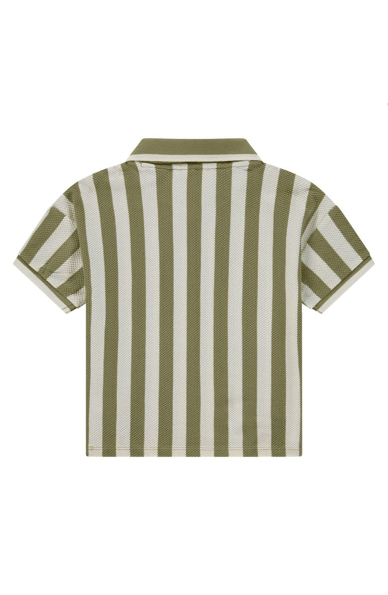 Stains and Stories by Babyface Athletic Textured Polo, Alternate, color, Grass