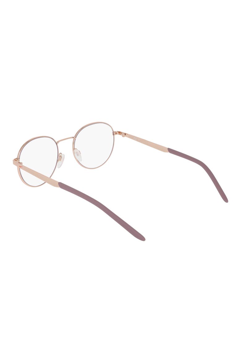 Traveler Drift 51mm Round Blue Light Blocking Reading Glasses, Alternate, color, ROSE GOLD / BLUE LIGHT