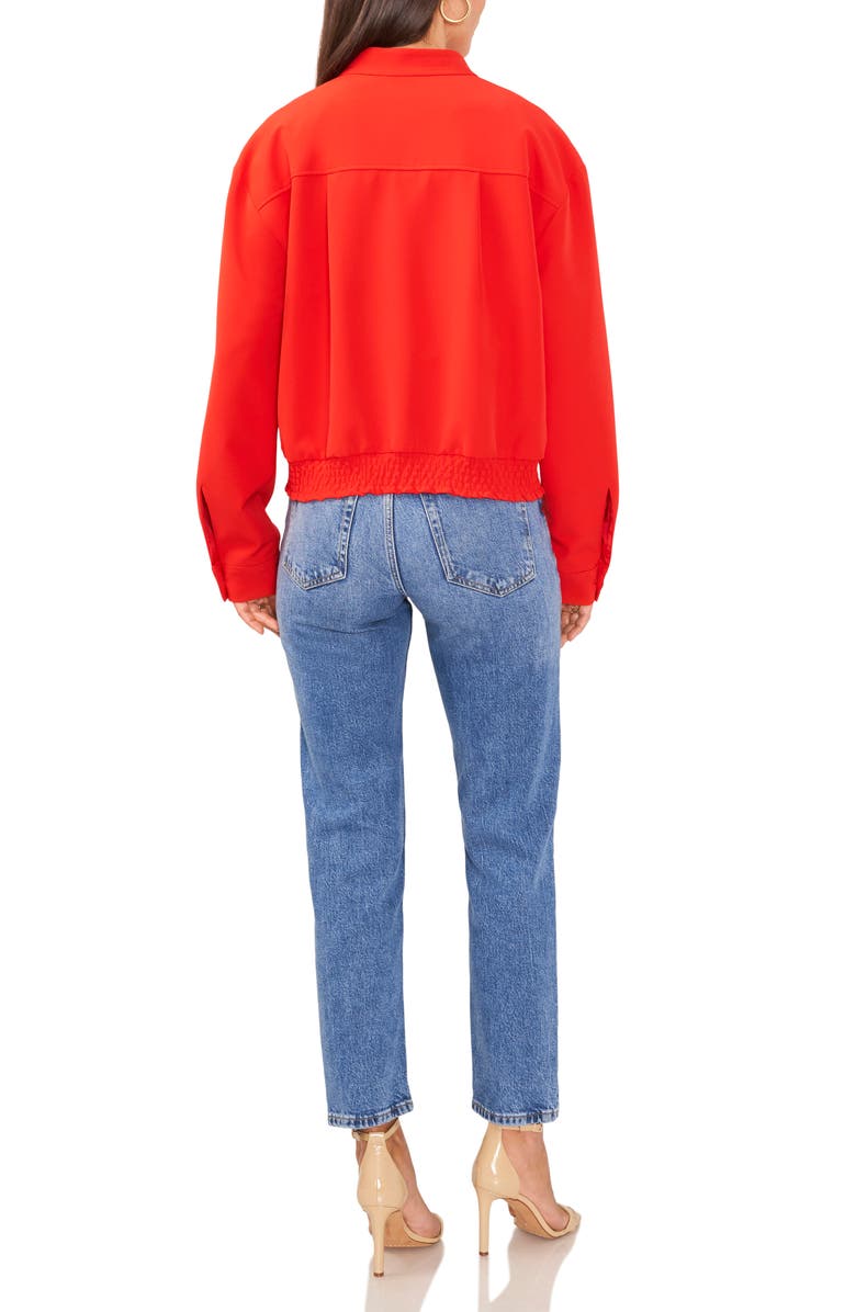 Vince Camuto Water Resistant Oversize Bomber Jacket, Alternate, color, 