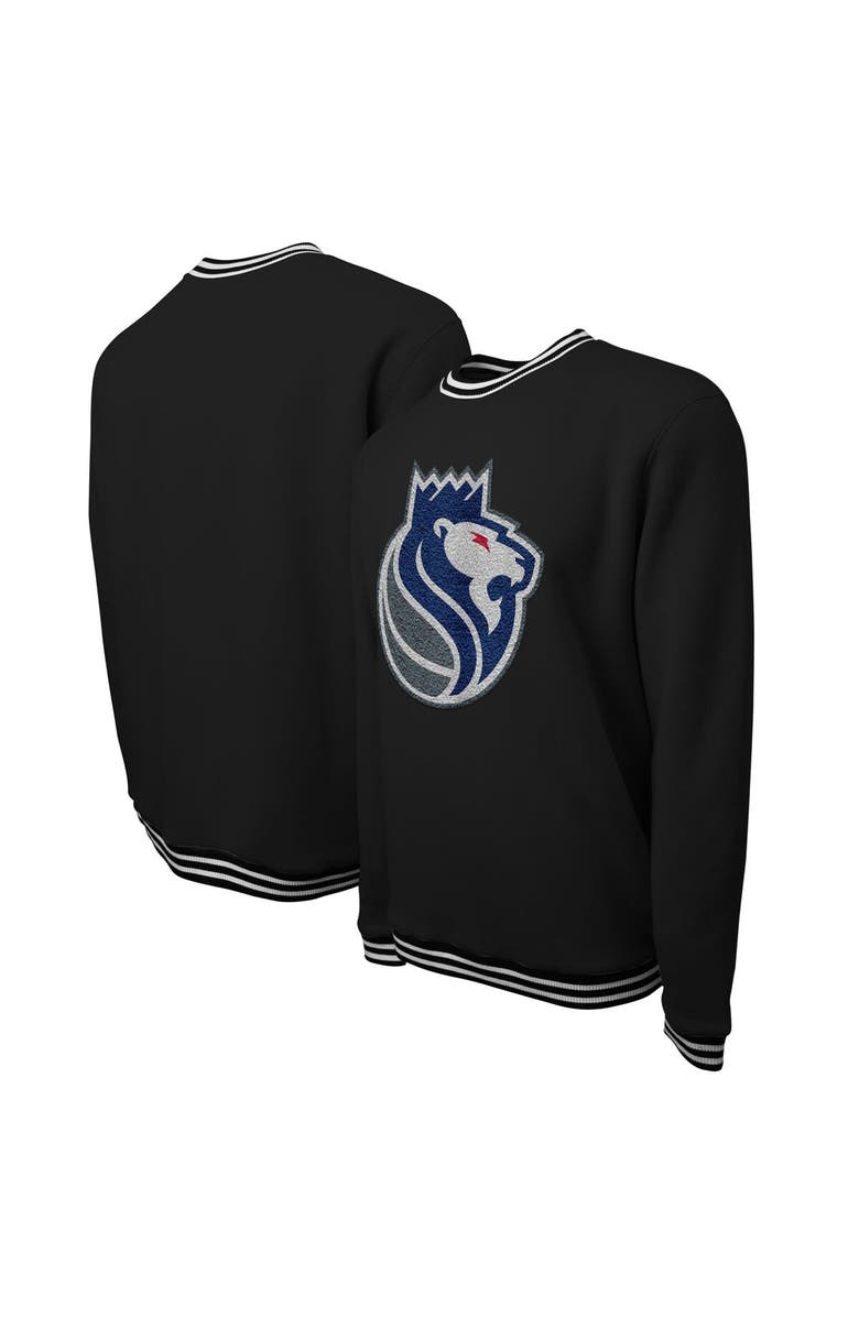 Stadium Essentials Unisex Stadium Essentials Black Sacramento Kings 2023/24 City Edition Club Level Pullover Sweatshirt, Main, color, 