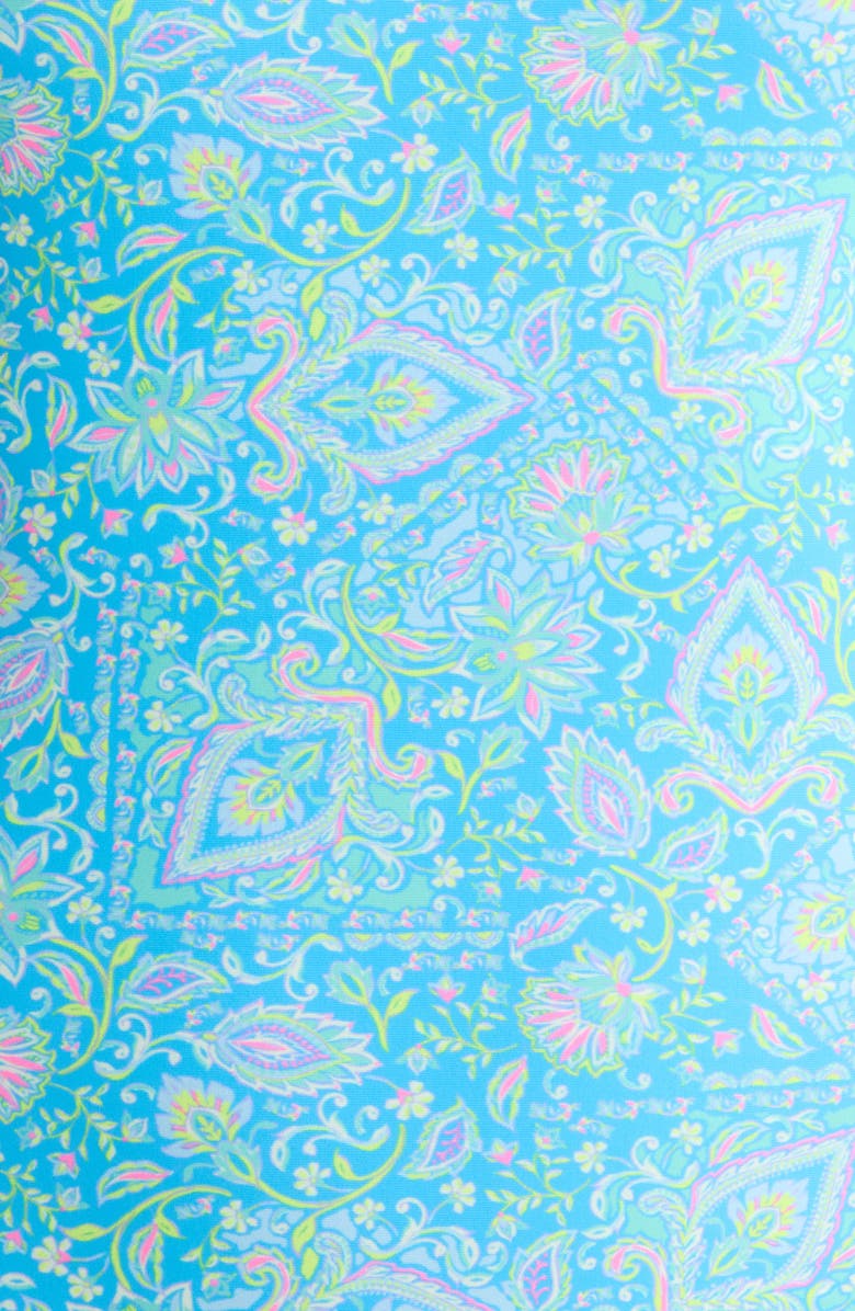 Kulani Kinis Scoop Halter One-Piece Swimsuit, Alternate, color, Stargaze