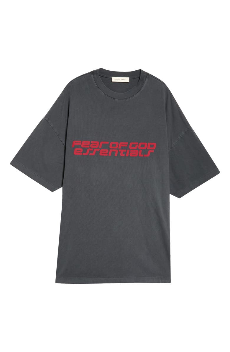 Fear of God Essentials 
90s Fit Logo Graphic T-Shirt, Main, color, Iron Grey