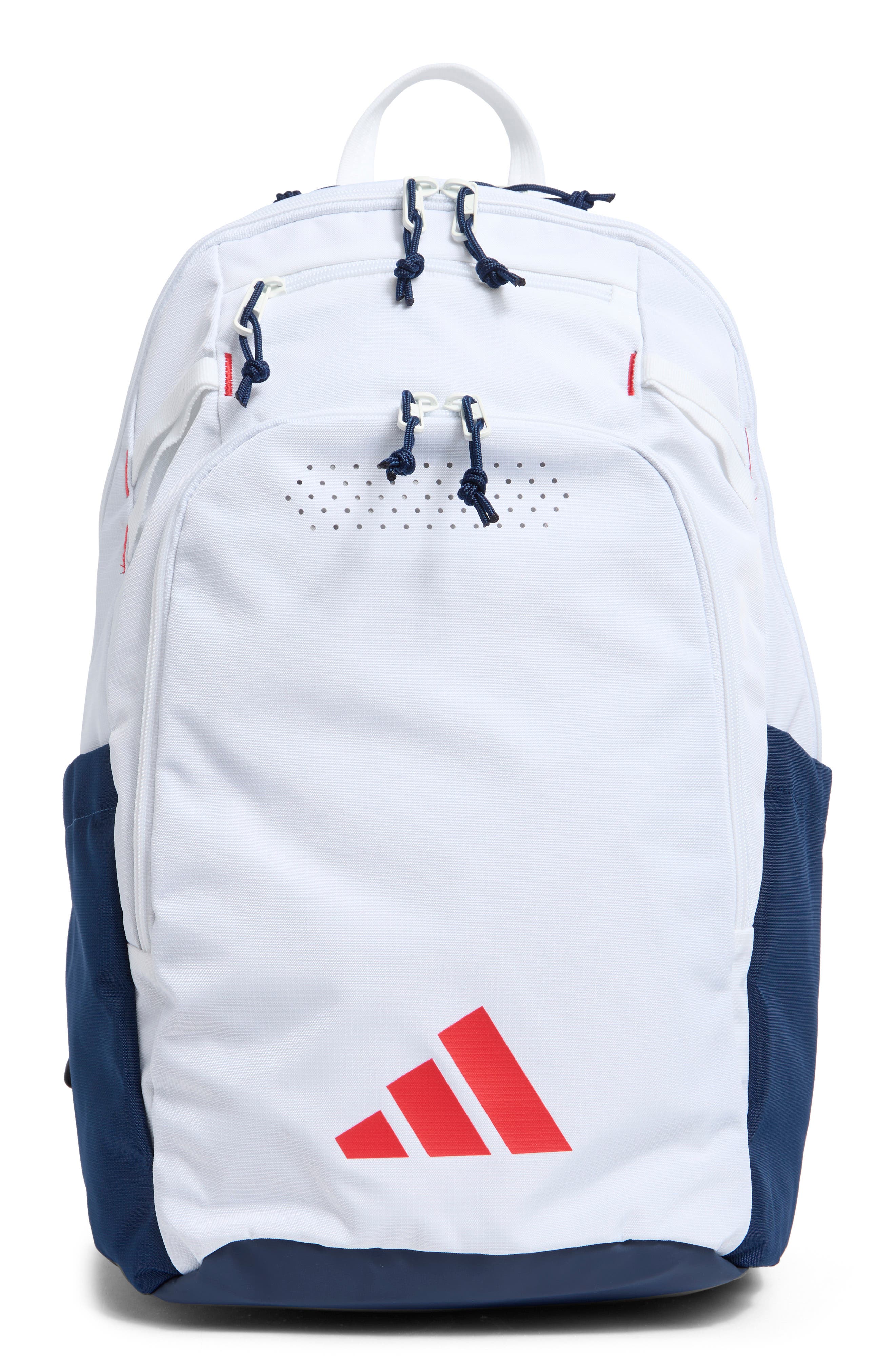 WHITE/ INDIGO/ PURE RUBY RED