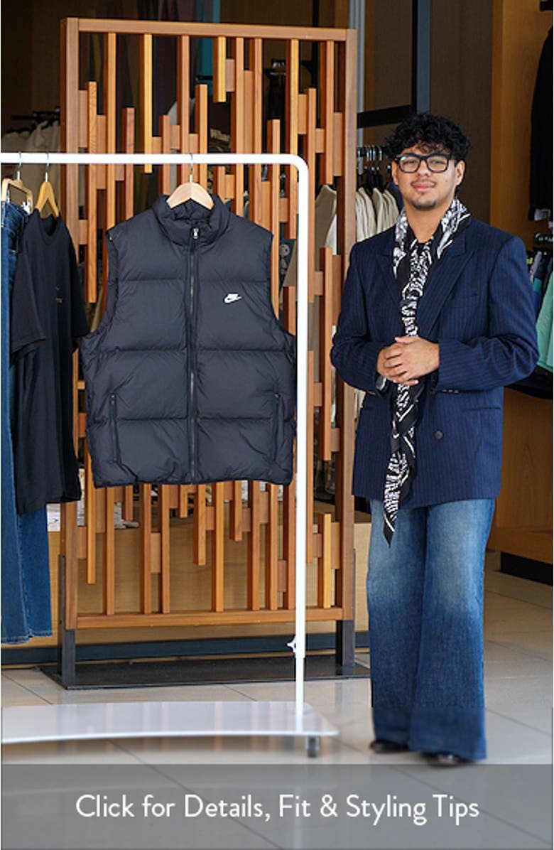 Sportswear Club Storm-FIT Water Resistant Down Puffer Vest, sales video thumbnail