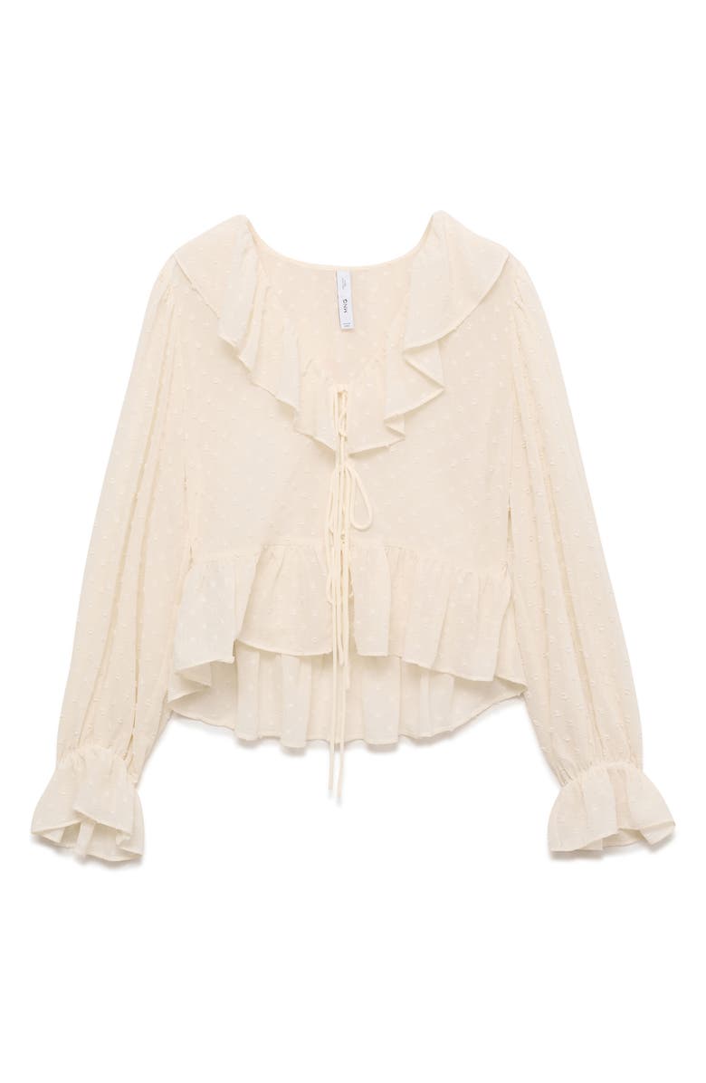 Ruffle Long Sleeve Top