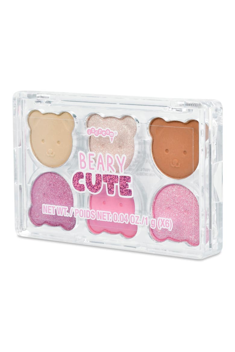 Kids' Beary Cute Eyeshadow Palette, Alternate, color, PINK MULTI