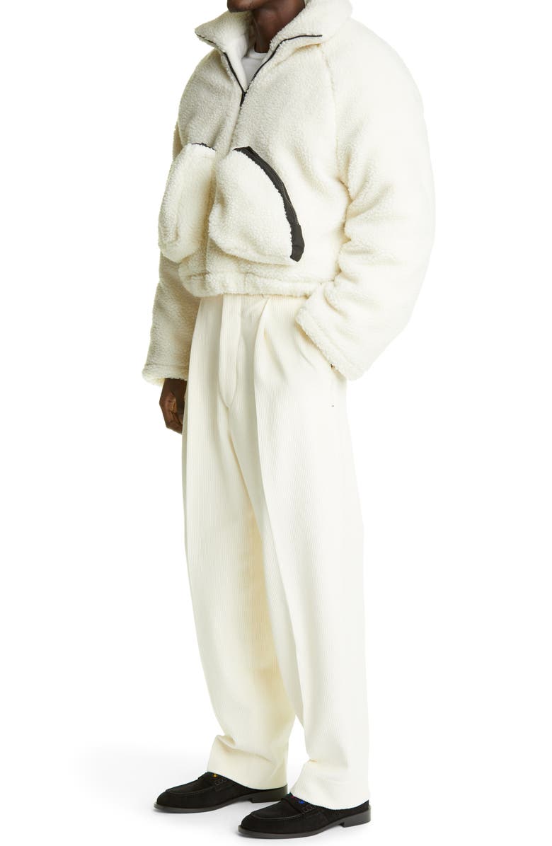 CONNOR MCKNIGHT Pleated Corduroy Trousers, Alternate, color, 