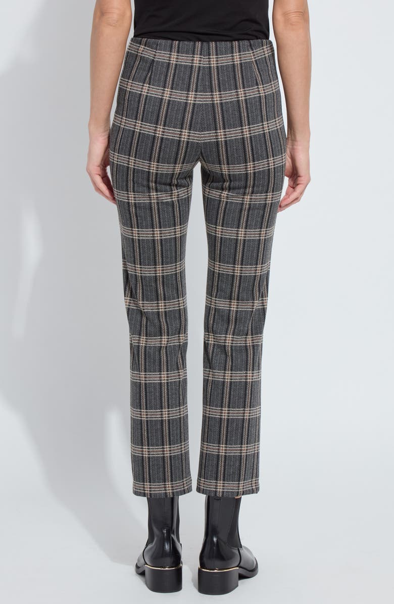 Lysse Elysse Plaid High Waist Ankle Pants, Alternate, color, Equestrian Plaid