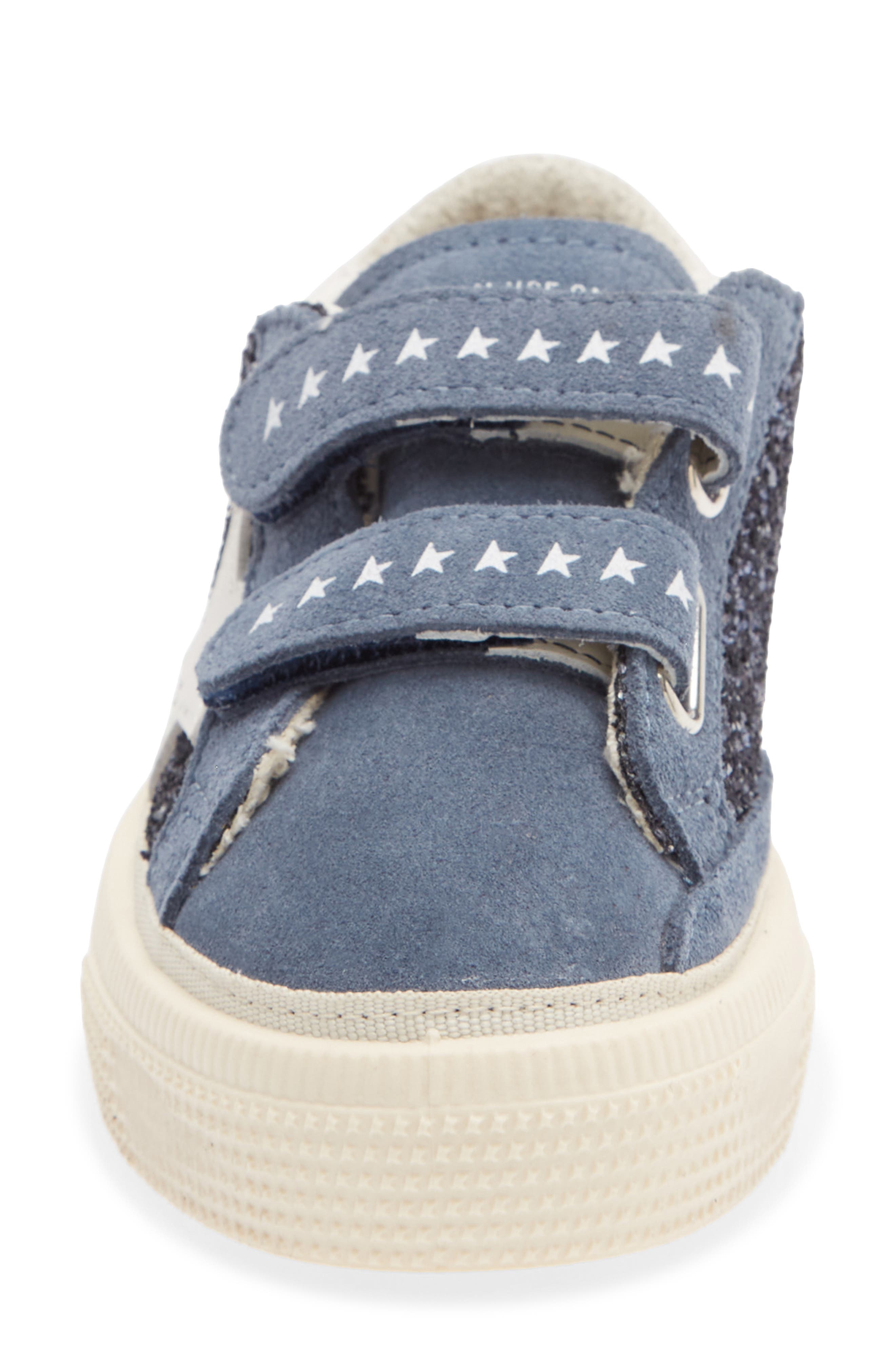 Kids' May School Glitter Sneaker, Alternate, color, BLUE BLACK/ BLUE DENIM/ MILK