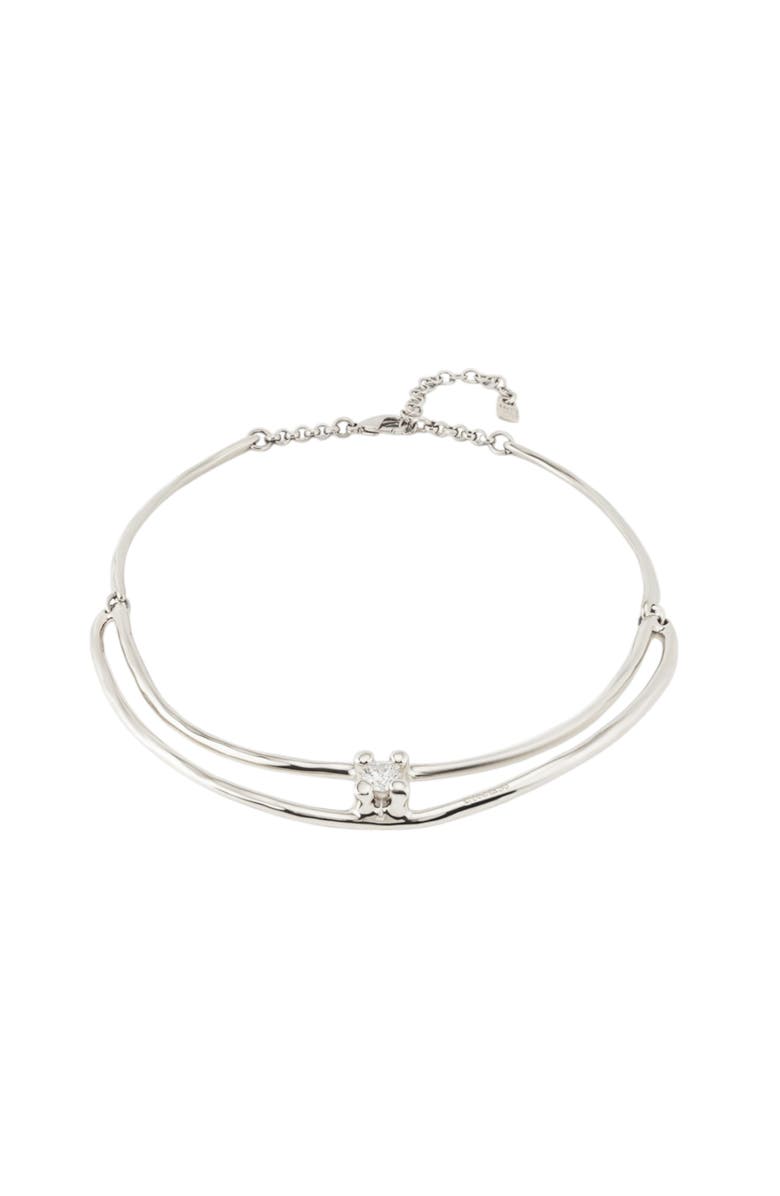 UNODE50 Twin Radiance Collar, Alternate, color, Silver