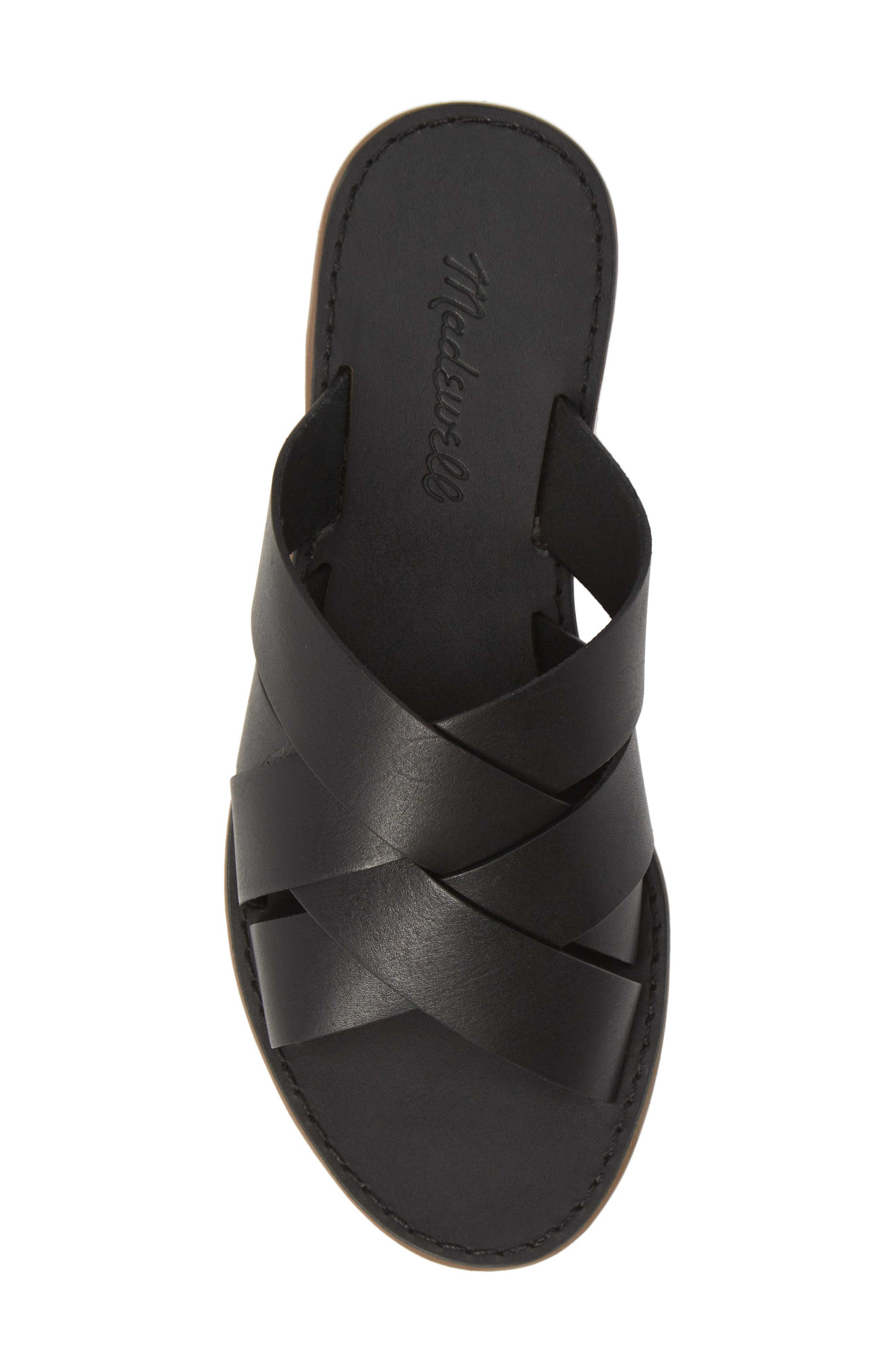 Madewell The Boardwalk Woven Slide Sandal, Alternate, color, 