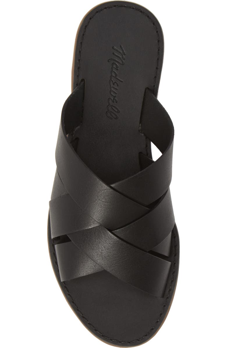 Madewell The Boardwalk Woven Slide Sandal, Alternate, color,