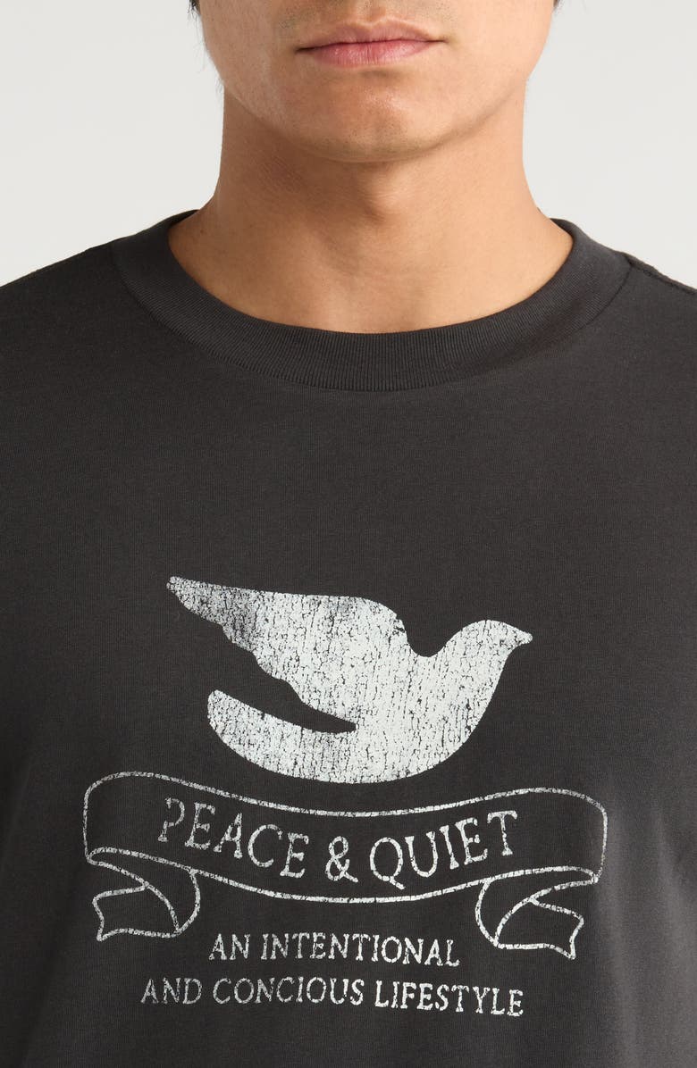Museum of Peace & Quiet Conscious Lifestyle Graphic T-Shirt, Alternate, color, Black