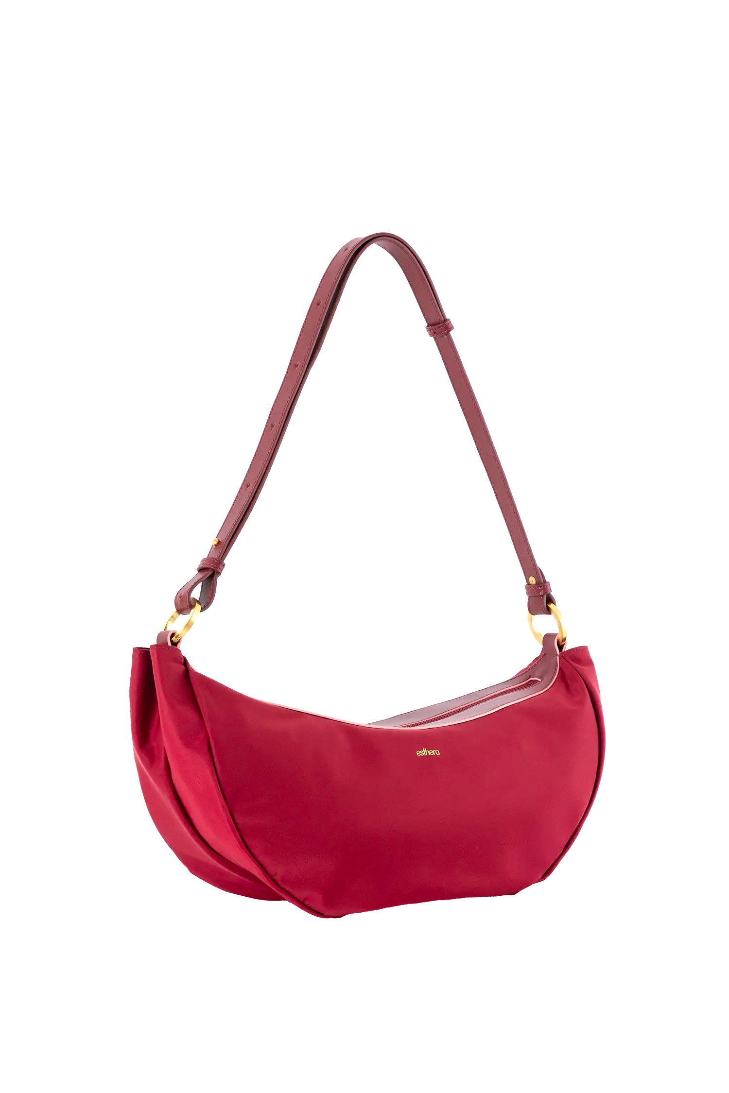 Luna Half Moon Bag, Alternate, color, Red