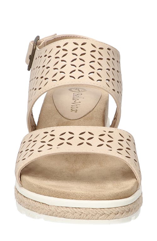 Bella Vita Inaya Slingback Sandal In Bone