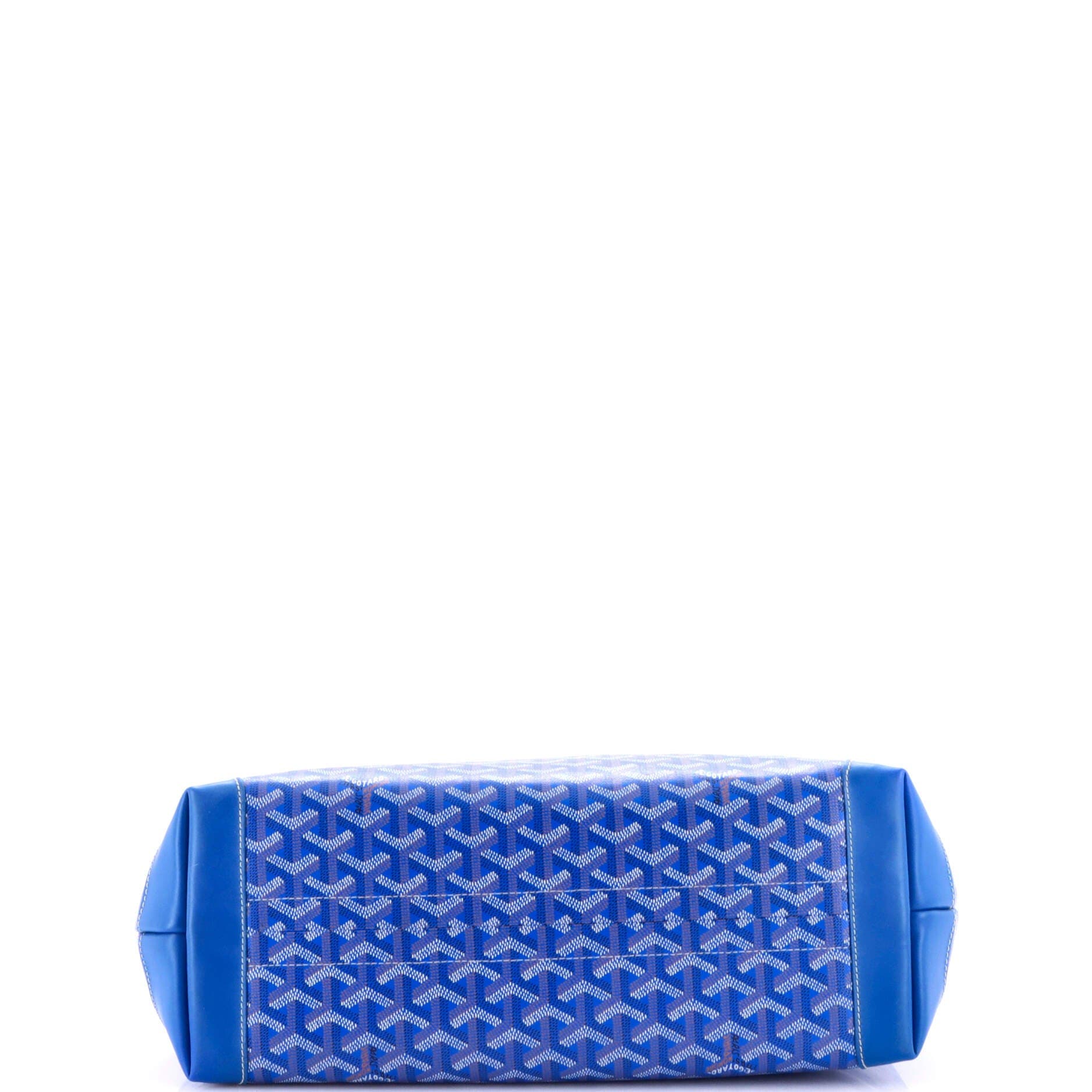 Pre-Owned Goyard Bellechasse Bag Coated Canvas PM, Alternate, color, Blue