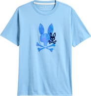 Psycho Bunny Kids' Van Graphic Cotton T-Shirt