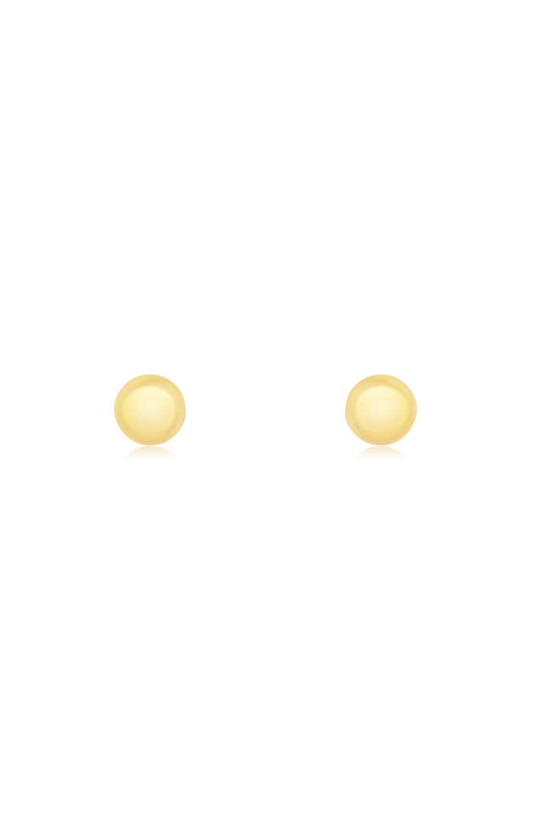 The Lovery Fine Jewelry Baby Ball Screw Back Stud Earrings, Alternate, color, Yellow Gold