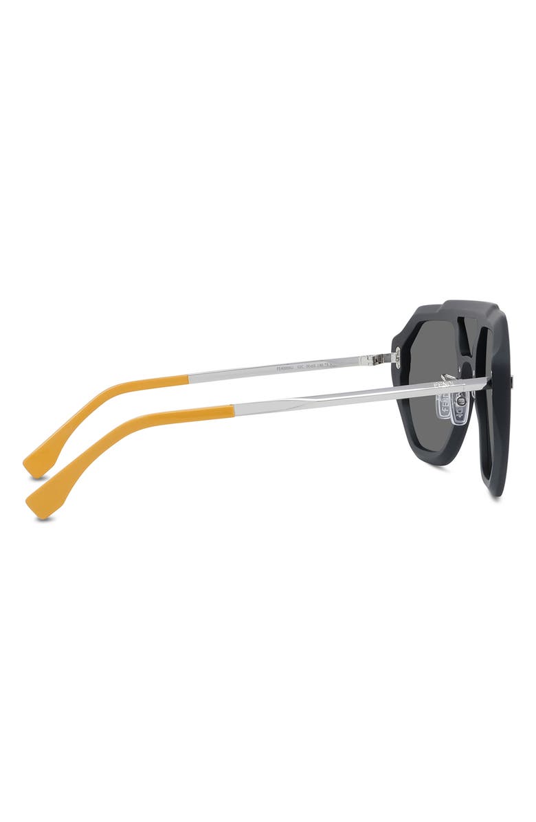 Fendi 'Fendi Mask Logo Sunglasses, Alternate, color,