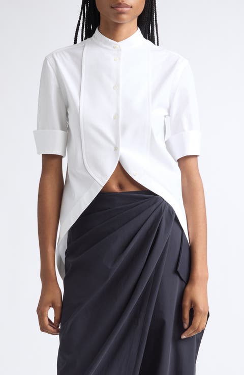 Cotton Bib Shirt