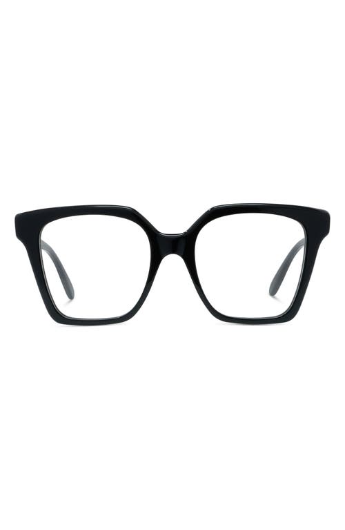 Loewe Slim 52mm Geometric Optical Glasses In Black