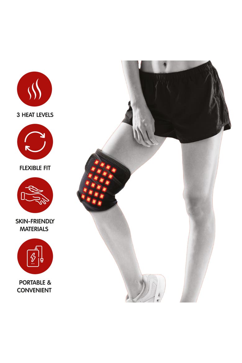 Red Light Therapy Knee Pad - Targeted Relief for Knee Pain, Stiffness & Recovery, Alternate, color, Black