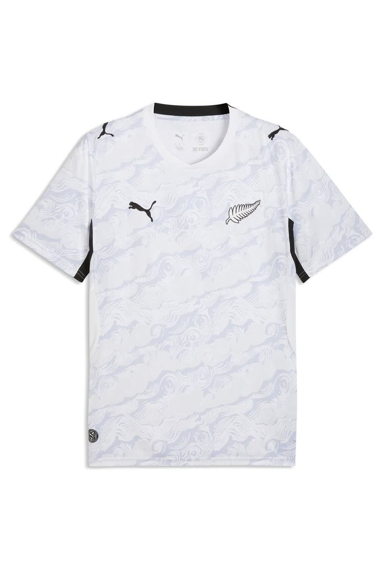 Men's Puma  White New Zealand National Team 2026 Away Replica Jersey, Alternate, color, White