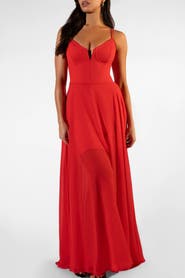 TA3 Mega Sculpting V-wire Maxi Dress